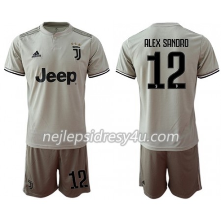 Fotbalový Dres Juventus Alex Sandro 12 Dětské Venkovní 2018/19